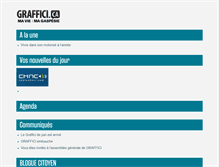 Tablet Screenshot of graffici.ca